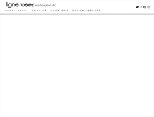 Tablet Screenshot of ligneroset-dc.com